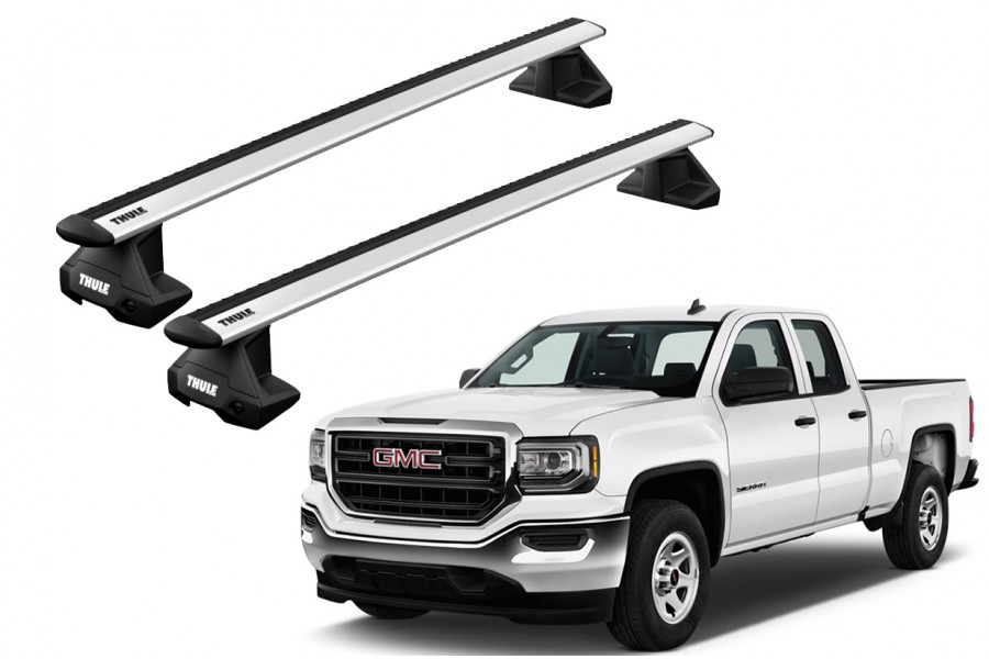 Barras THULE EVO WingBar para camioneta GMC Sierra 2014 a 2018