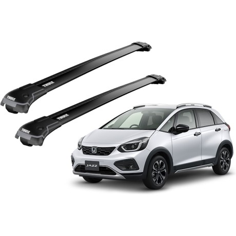 Barras THULE EDGE para autos HONDA Fit Crosstar desde 2020 - 2024 negro