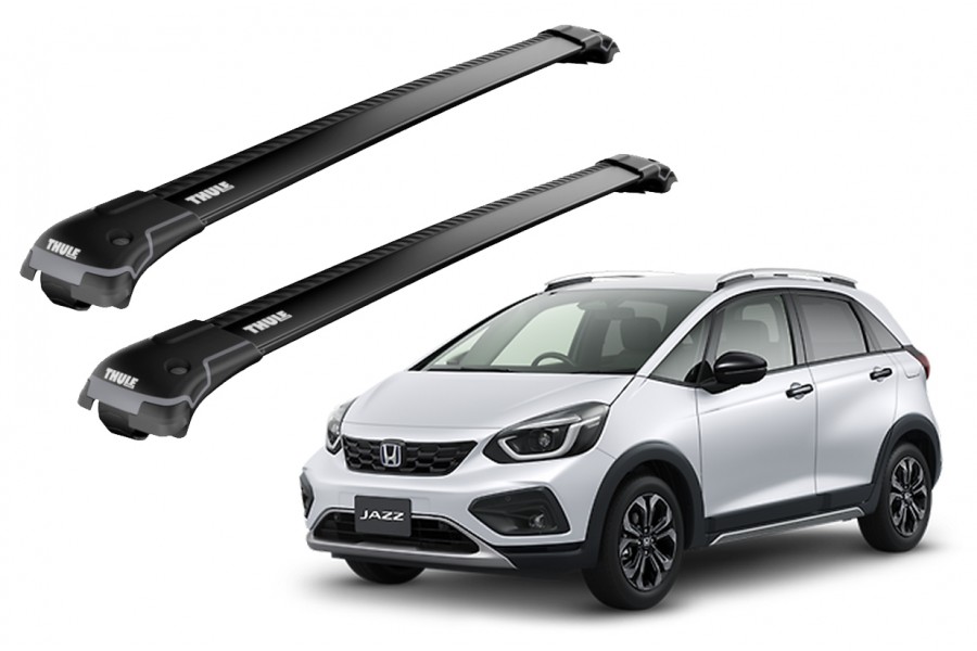 Barras THULE EDGE para autos HONDA Fit Crosstar desde 2020 - 2024 negro