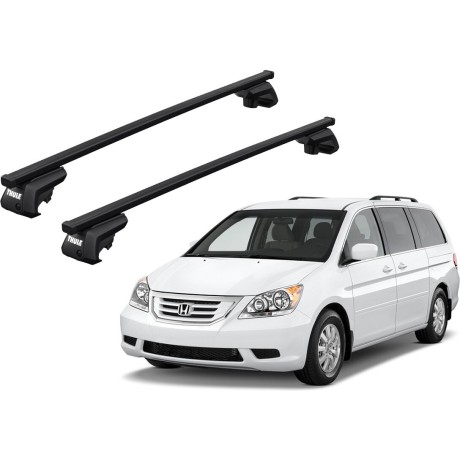 Barras THULE EVO SquareBar para autos HONDA Odyssey 2003 a 2008