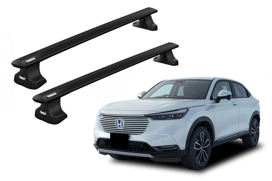 Barras THULE WingBar para autos HONDA Vezel 2014 a 2021 negro