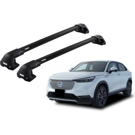 Barras THULE EDGE Flush para autos HONDA Vezel 2014 a 2021 negro