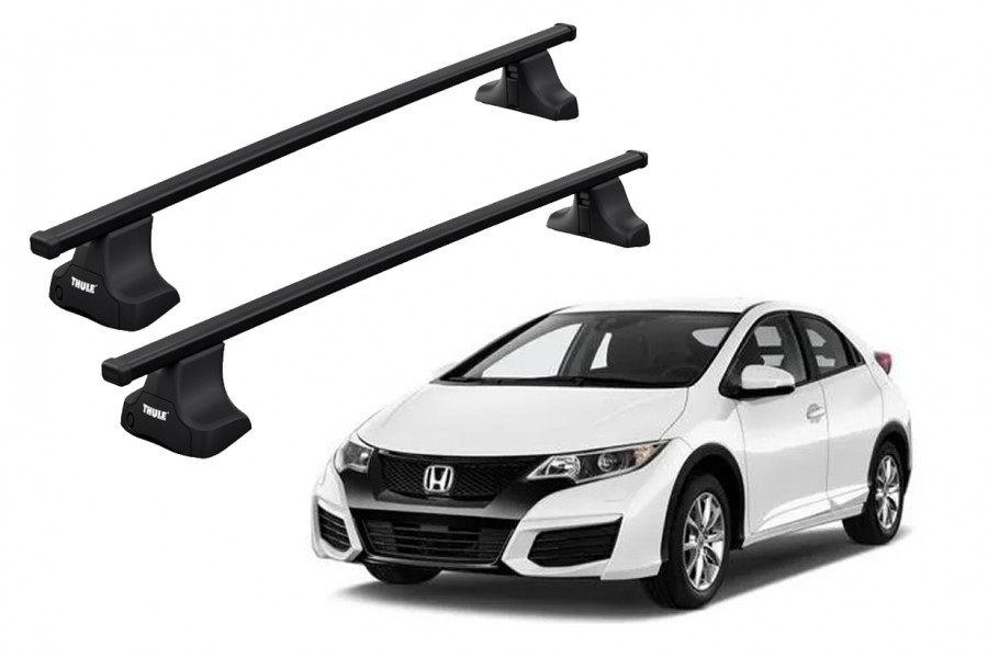 Barras THULE SquareBar para autos HONDA Civic 2012 a 2017