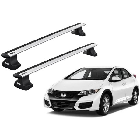 Barras THULE WingBar para autos HONDA Civic 2012 a 2017