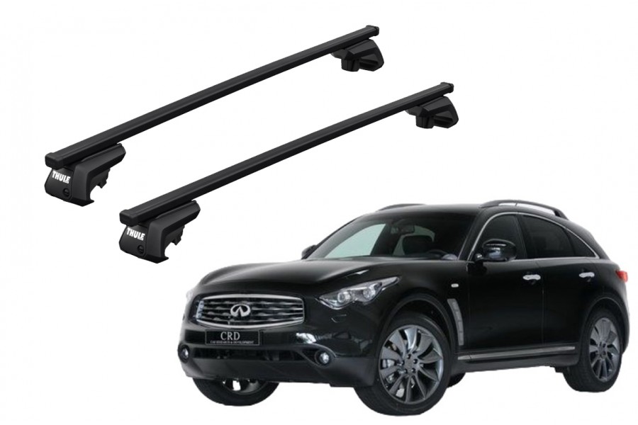 Barras THULE EVO SquareBar para autos INFINITI FX35 desde 2004 - 2013