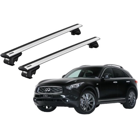 Barras THULE EVO WingBar para autos INFINITI FX35 desde 2004 - 2013