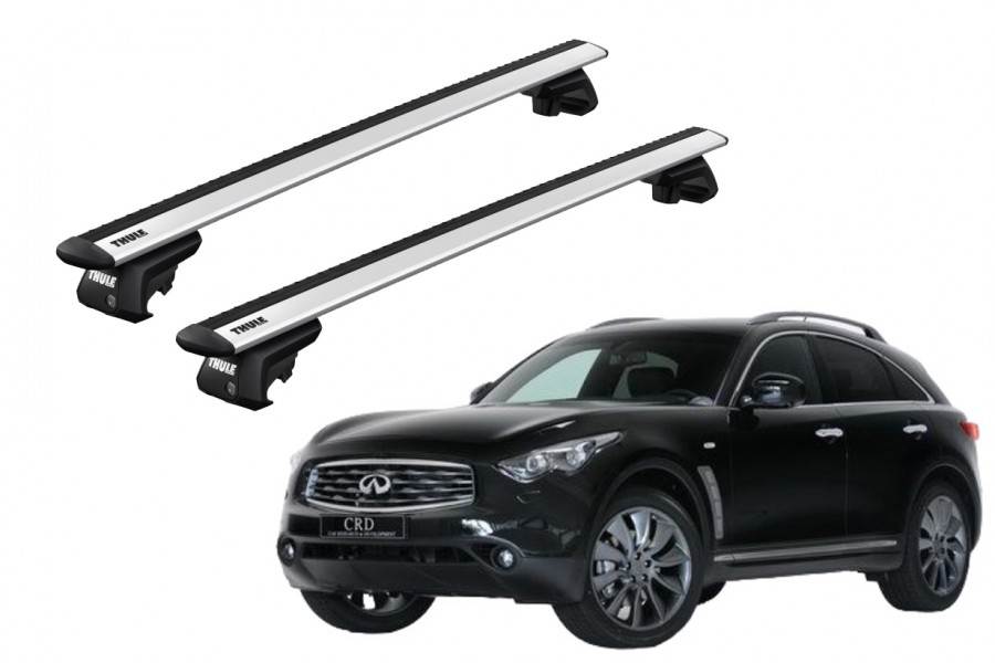 Barras THULE EVO WingBar para autos INFINITI FX35 desde 2004 - 2013