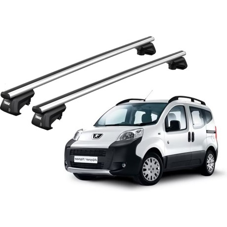 Barras THULE SmartRack XT AluBar para Van PEUGEOT Bipper desde 2008