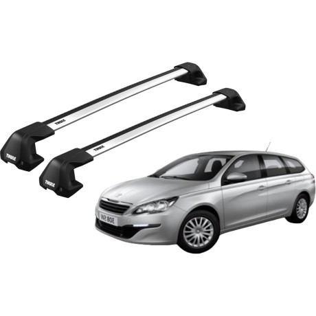 Barras THULE EDGE Flush para autos PEUGEOT 308 SW 2014 a 2021