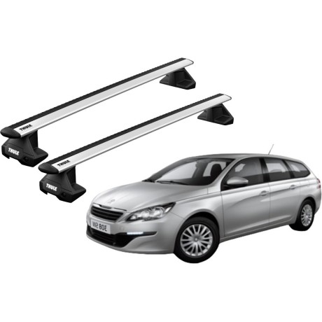 Barras THULE EVO WingBar para autos PEUGEOT 308 SW 2014 a 2021