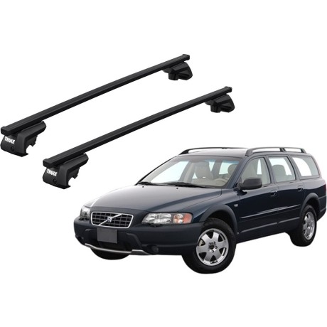 Barras THULE EVO SquareBar para autos VOLVO XC70 2003 a 2006