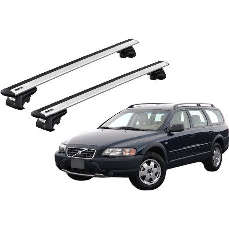 Barras THULE EVO WingBar para autos VOLVO XC70 2003 a 2006