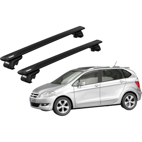 Barras THULE EVO WingBar para autos HONDA FR-V 2004 a 2009 negro