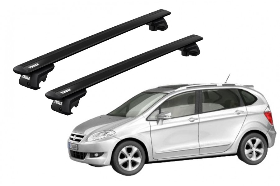 Barras THULE EVO WingBar para autos HONDA FR-V 2004 a 2009 negro