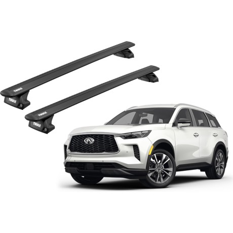 Barras THULE EVO WingBar para autos INFINITI QX60 desde 2015 - 2021 negro