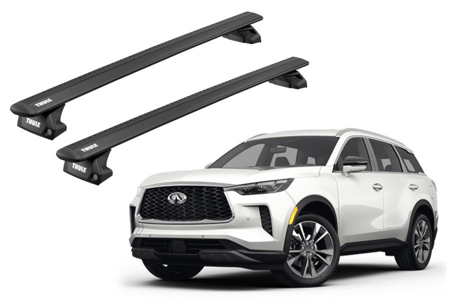 Barras THULE EVO WingBar para autos INFINITI QX60 desde 2015 - 2021 negro