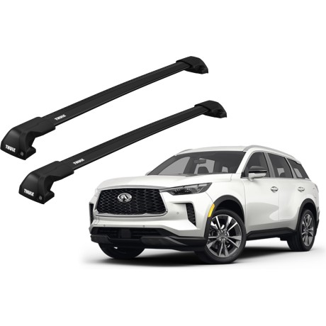 Barras THULE EDGE Flush para autos INFINITI QX60 desde 2015 - 2021 negro