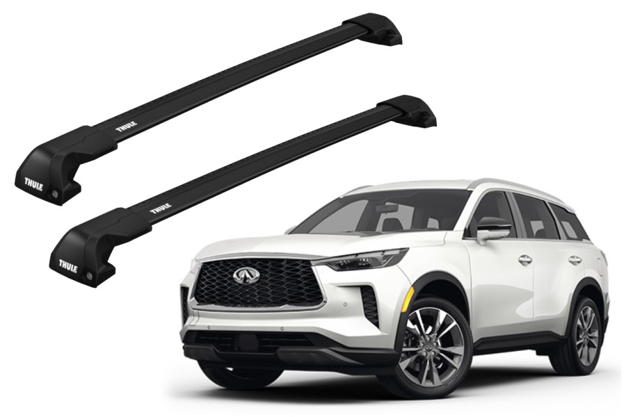 Barras THULE EDGE Flush para autos INFINITI QX60 desde 2015 - 2021 negro