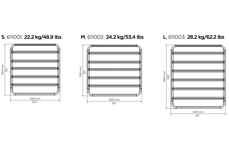 Parrilla Portaequipaje Thule Caprock L
