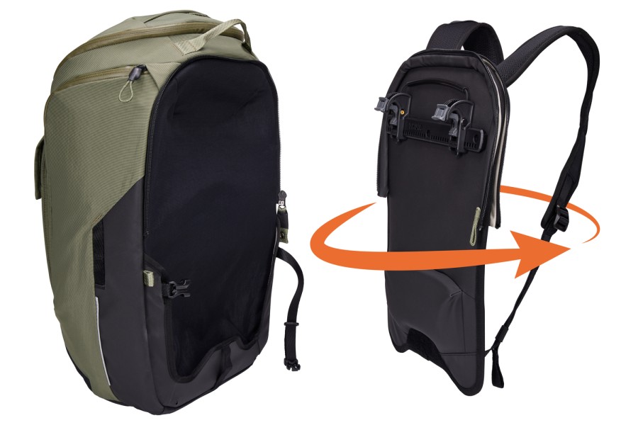 Mochila Alforja Thule Paramount Hybrid Pannier 26L | Soft Green