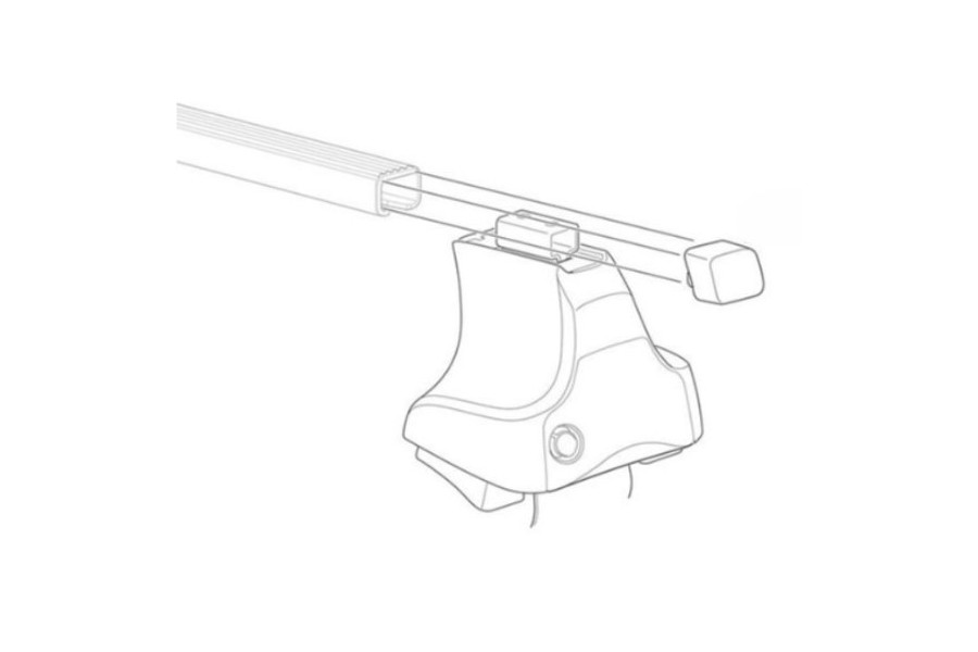 Tapas Thule para Barra Squarebar