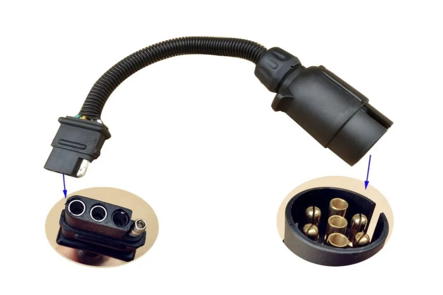 Adaptador USA - Europeo 4 a 7 polos