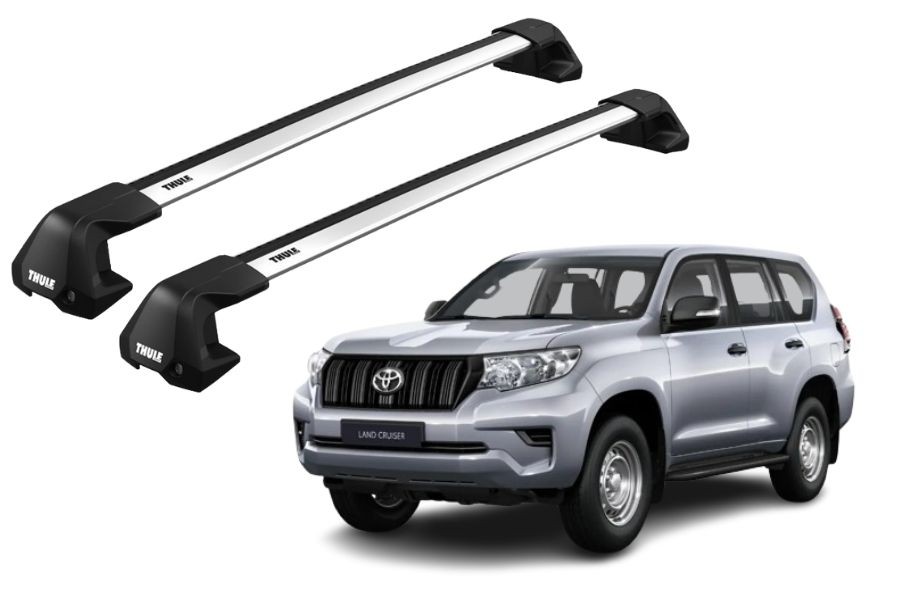 Barras THULE EDGE Flush para autos TOYOTA Land Cruiser Prado desde 2009 al 2023