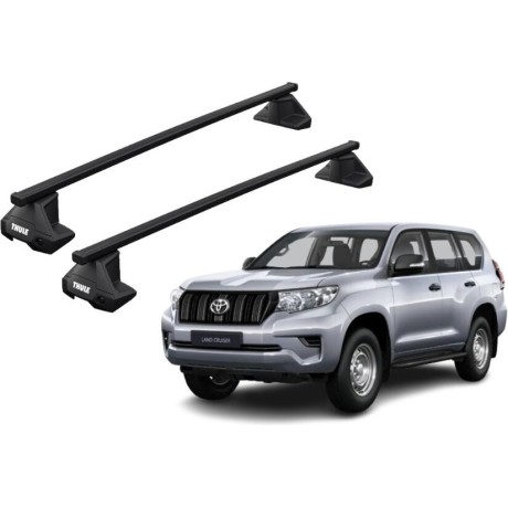 Barras THULE EVO SquareBar para autos TOYOTA Land Cruiser Prado desde 2009 al 2023