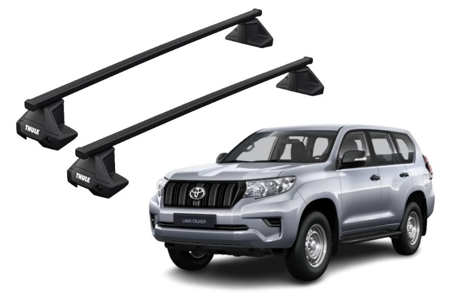 Barras THULE EVO SquareBar para autos TOYOTA Land Cruiser Prado desde 2009 al 2023