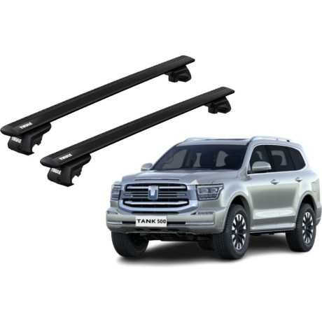 Barras THULE EVO WingBar para autos GREAT WALL Tank 500 desde 2023 negro