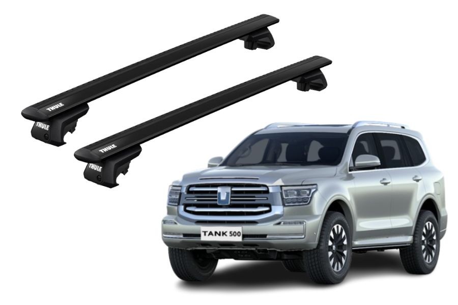 Barras THULE EVO WingBar para autos GREAT WALL Tank 500 desde 2023 negro