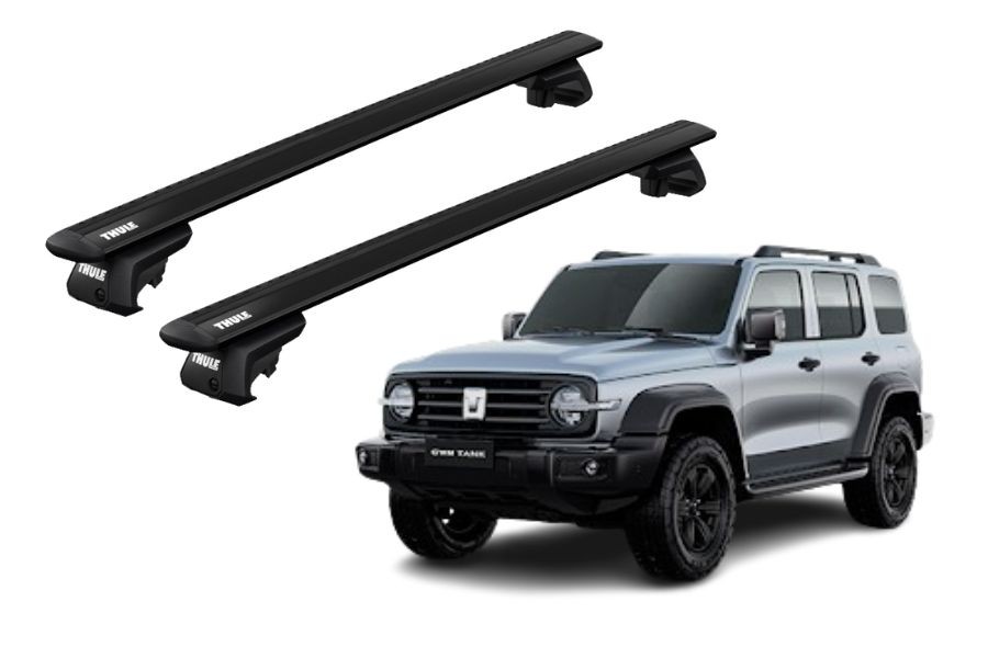 Barras THULE EVO WingBar para autos GREAT WALL Tank 300 desde 2023 negro