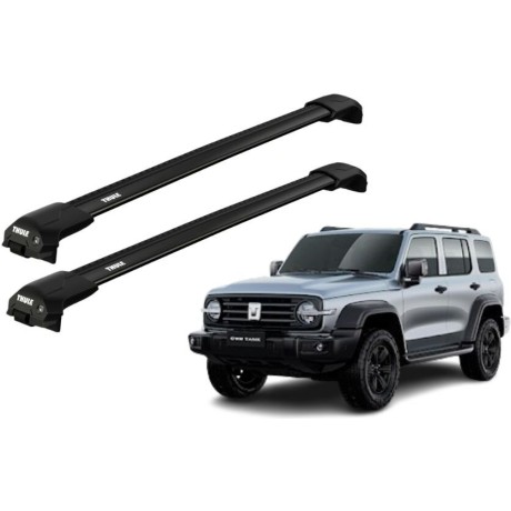 Barras THULE EDGE Flush para autos GREAT WALL Tank 300 desde 2023 negro
