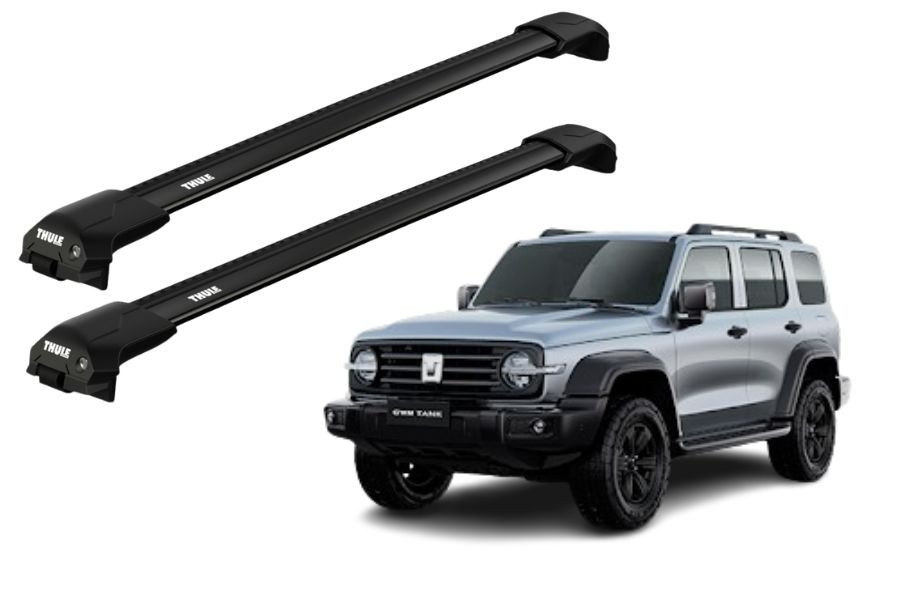 Barras THULE EDGE Flush para autos GREAT WALL Tank 300 desde 2023 negro