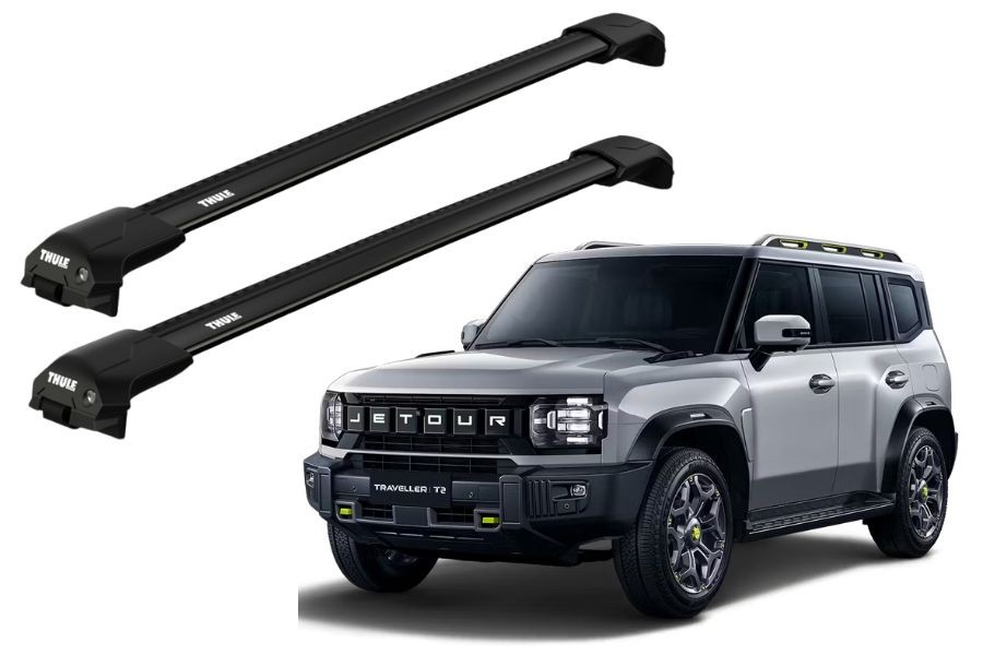 Barras Thule JETOUR T2 22- RE / EDGE FLUSH BLACK