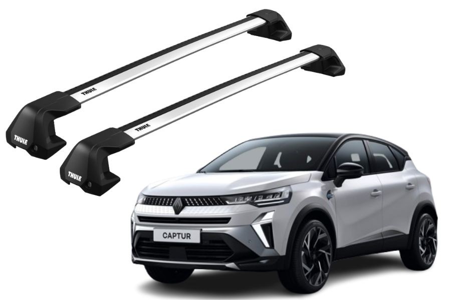 Barras THULE EDGE Flush para autos RENAULT Captur desde 2016 - 2021