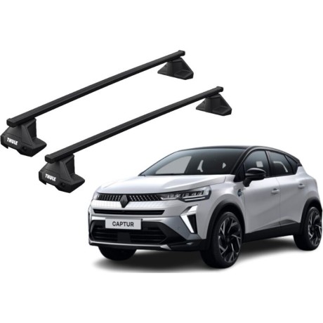 Barras THULE EVO SquareBar para autos RENAULT Captur desde 2016 - 2021