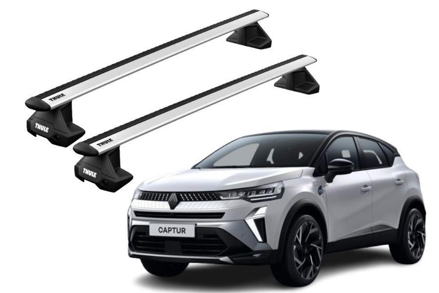 Barras THULE EVO WingBar para autos RENAULT Captur desde 2016 - 2021