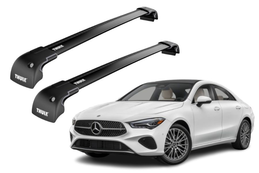 Barras THULE EDGE para autos MERCEDES BENZ CLA Shooting Brake (X118) desde 2020 negro