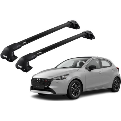 Barras Thule MAZDA 2 21-25 TN / EDGE Flush BLACK