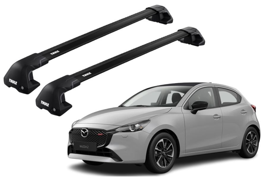 Barras Thule MAZDA 2 21-25 TN / EDGE Flush BLACK