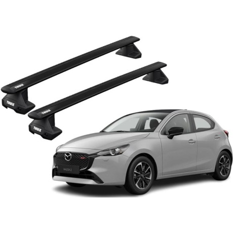 Barras Thule MAZDA 2 21-25 TN / WingBar EVO BLACK
