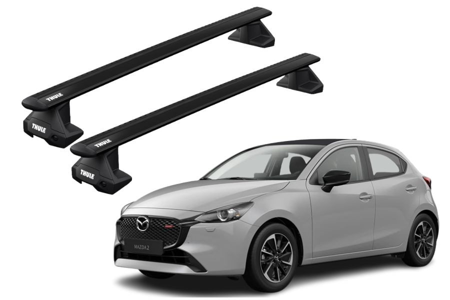 Barras Thule MAZDA 2 21-25 TN / WingBar EVO BLACK