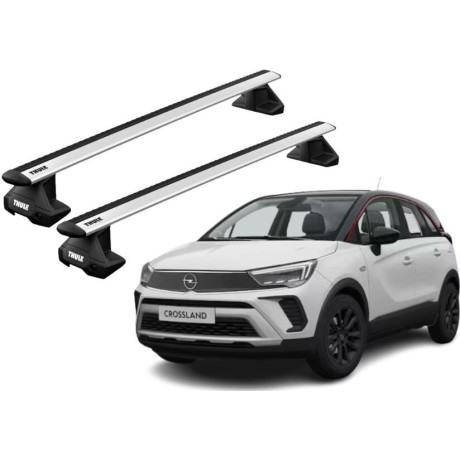 Barras THULE EVO WingBar para autos OPEL Crossland X desde 2017 - 2024