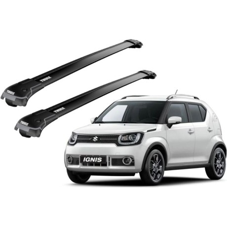 Barras THULE EDGE para autos SUZUKI Ignis desde 2016 - 2024 negro