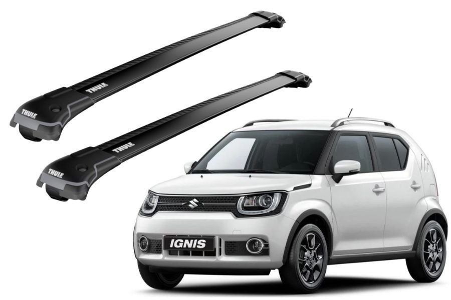 Barras THULE EDGE para autos SUZUKI Ignis desde 2016 - 2024 negro