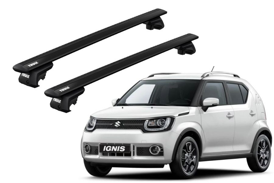 Barras THULE EVO WingBar para autos SUZUKI Ignis desde 2016 - 2024 negro