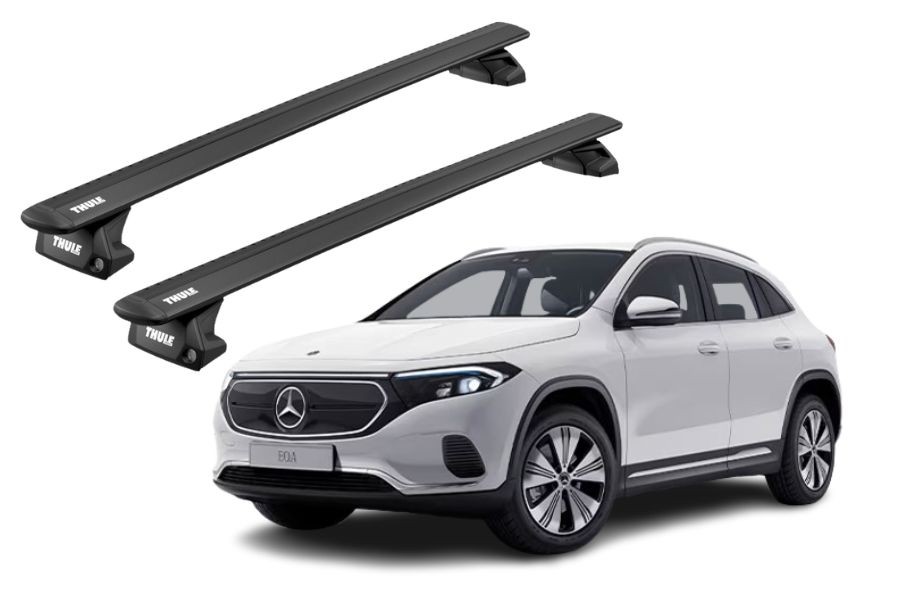 Barras THULE EVO WingBar para autos MERCEDES BENZ EQA desde 2021 negro