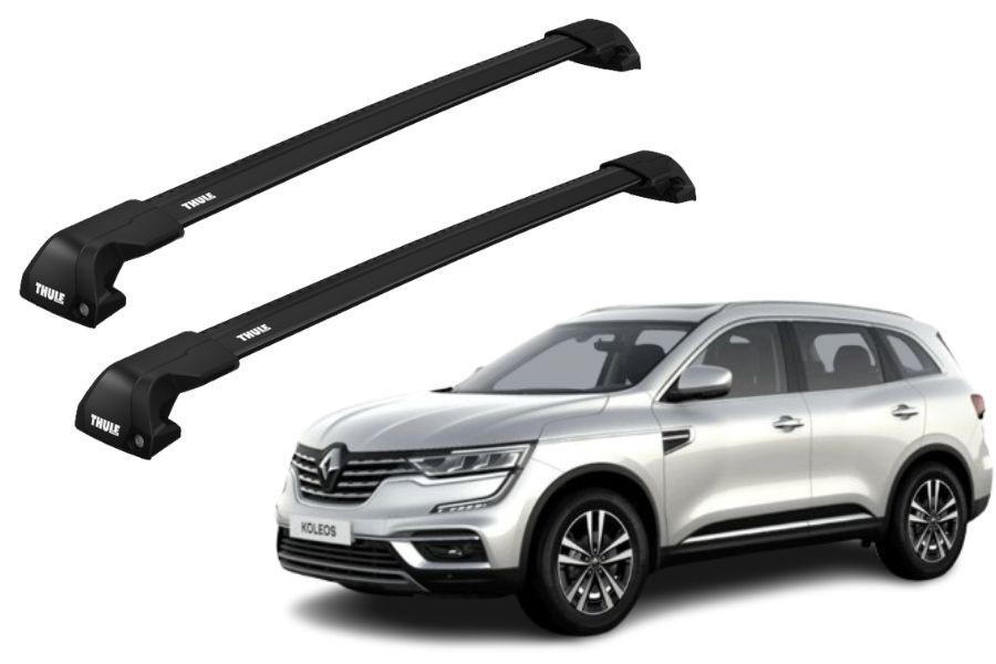 Barras THULE EDGE Flush para autos RENAULT Koleos desde 2017- negro