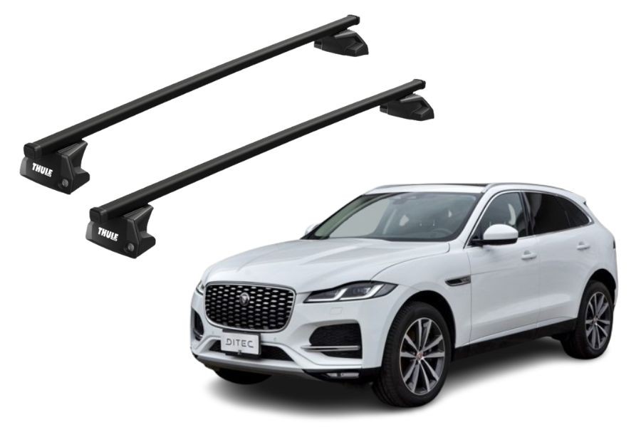 Barras THULE EVO SquareBar para autos JAGUAR F-Pace desde 2016